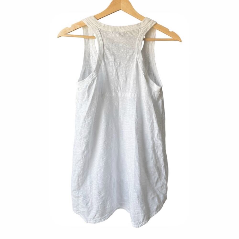Wilt White Racerback High Low Tank Top Size XS - Picture 4 of 5